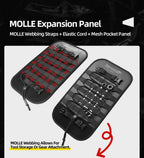 Rhinowalk Waterproof Motorcycle Tail Dry Bag - Modular 20L to 65L Rear Luggage