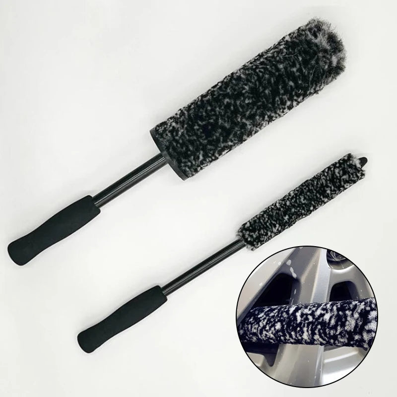 Microfiber Motorcycle Wheel Barrel Cleaning Brush