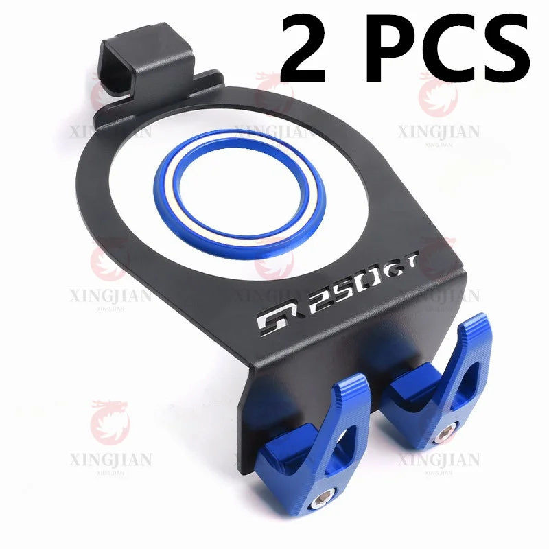 Luminous Starter Switch Cover & Helmet Hook for VOGE SR250GT – CNC Decorative Glow Ring Accessory