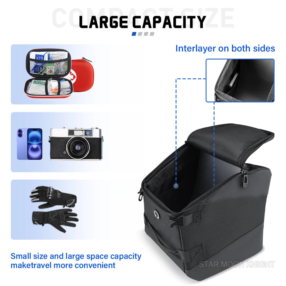 VOGE SR450X Waterproof Tunnel Storage Bag with Touchscreen Phone Pocket