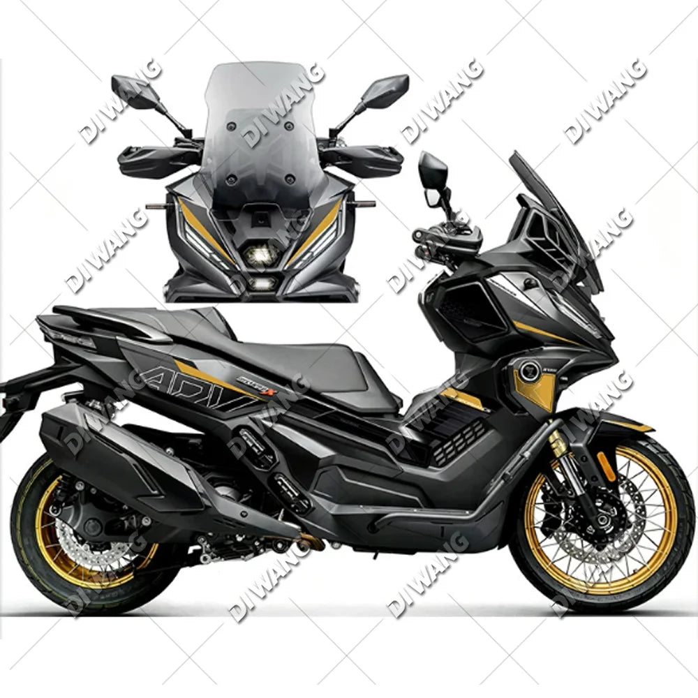 Water-resistant graphics decal kit for VOGE SR450X 2026, Style 15 design
