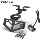 Motorcycle License Plate Holder Tail Tidy Bracket with LED Light for VOGE DS / DSX Models