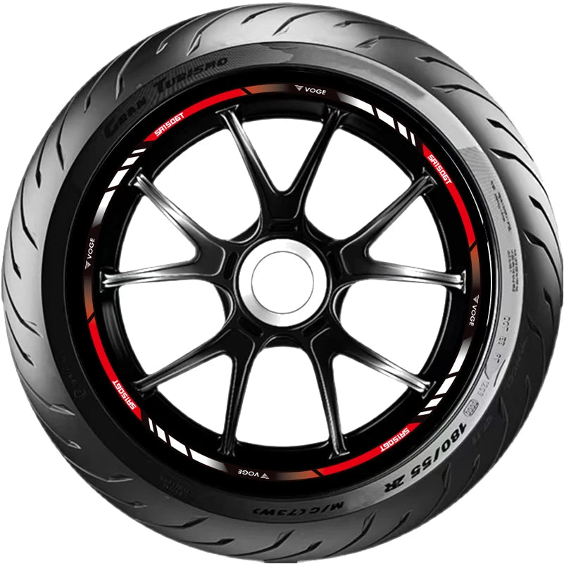 VOGE SR150GT Reflective Wheel Rim Stickers & Hub Decals