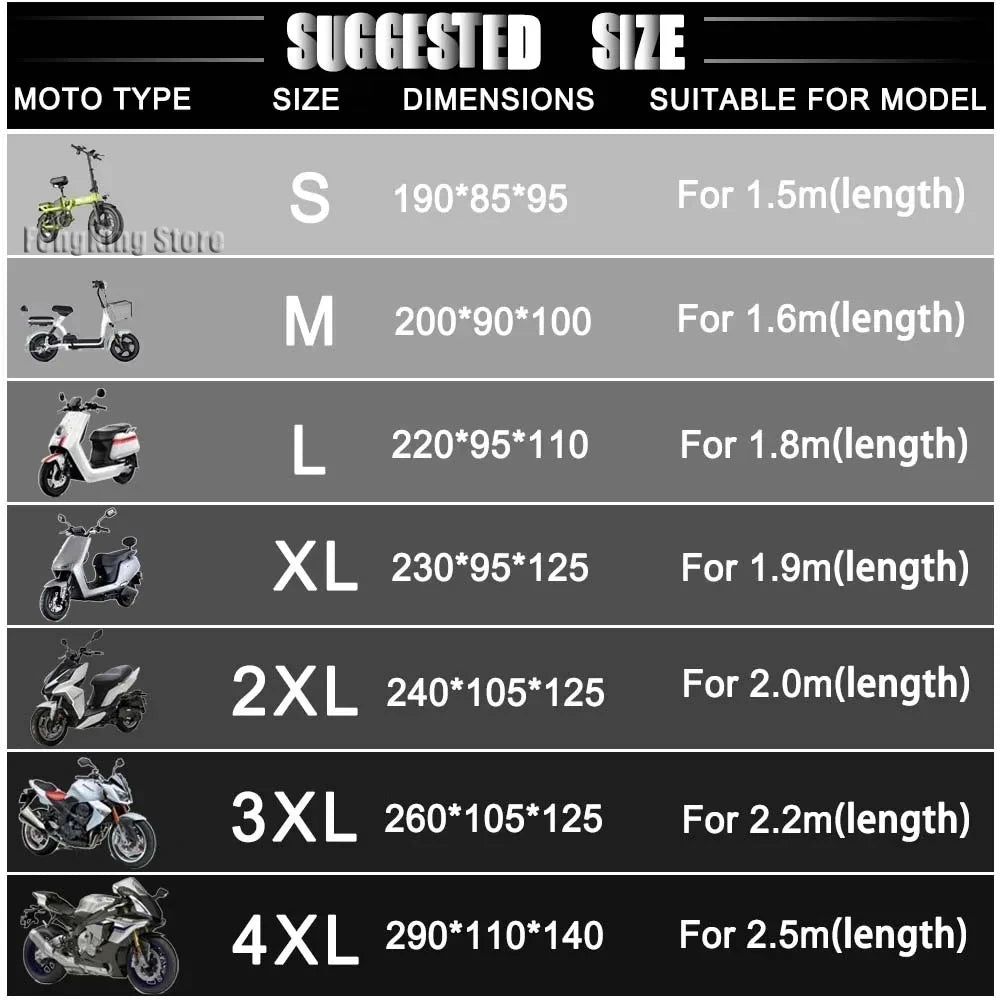 VOGE Motorcycle Cover 300D – Waterproof, UV & Dust Protection