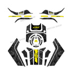 VOGE DS800X Rally 3D Hand Guard Decal Kit (2025–2026)