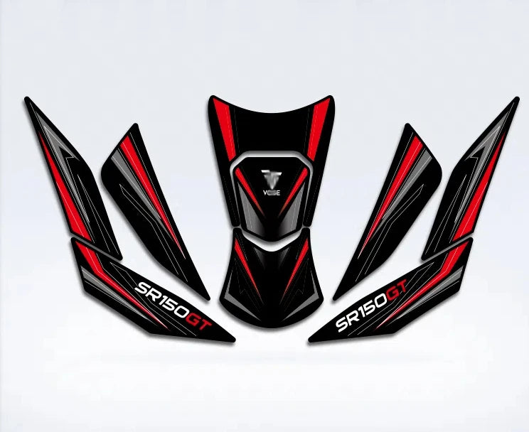 VOGE SR150GT Leather Tank Pad Protector Sticker
