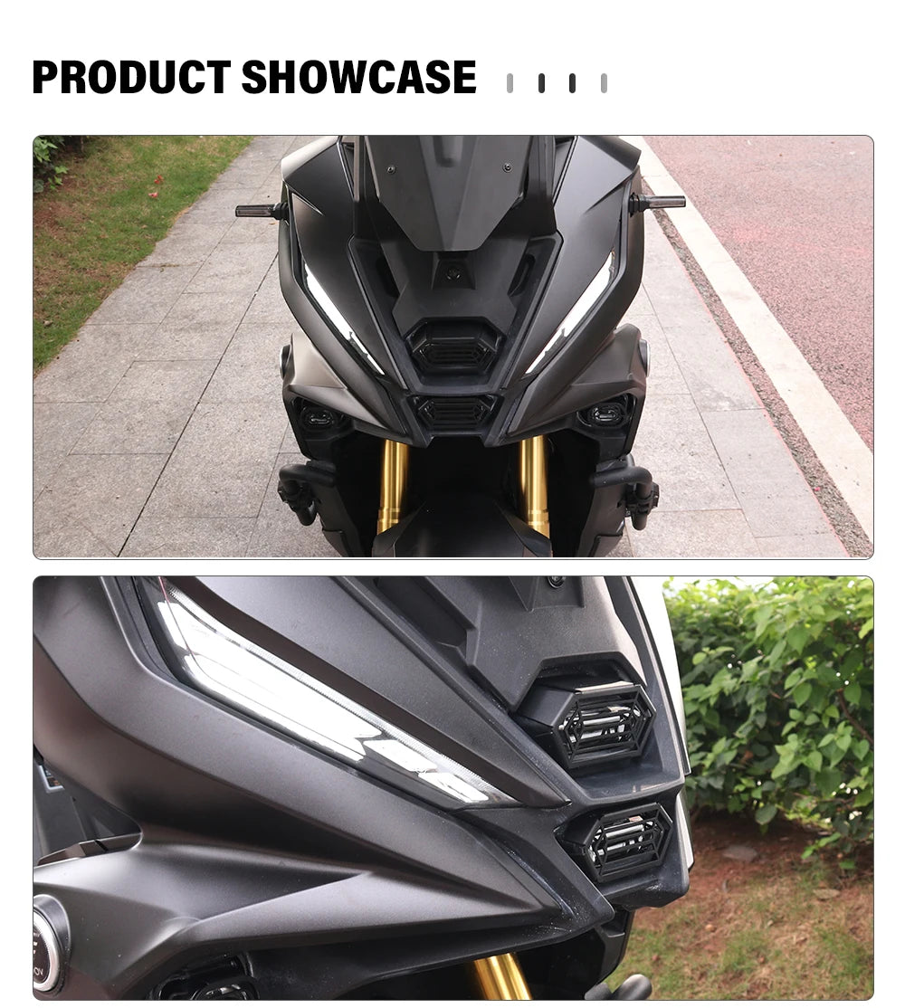 Headlight grille showcase on SR450X