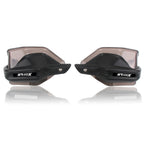 Black SR450X handguards with brown tinted shields
