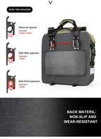 40L Quick Release Motorcycle Saddle Bags with Waterproof Inner Liners Universal