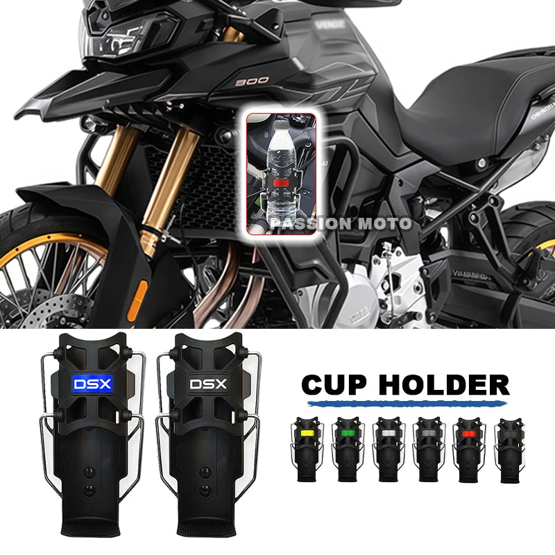 360° Adjustable Motorcycle Cup Holder for VOGE DS525X / DS625X / DS900X