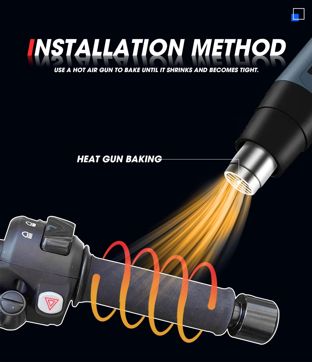 Manopole termoretraibili per manubrio VOGE DS900X, DS525X, 650DS, 500DS, 300DS, SR4MAX, SR250GT