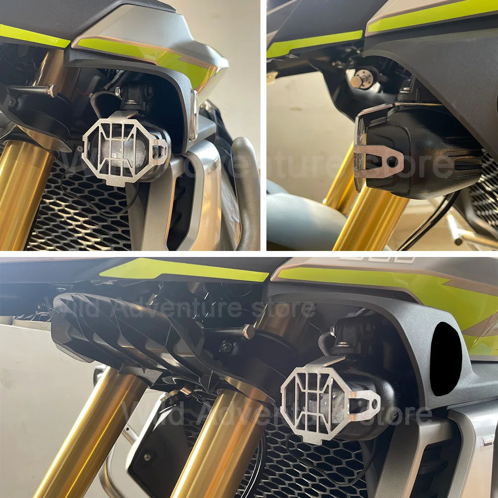 Fog Light Guard Grille for VOGE DS525X DS625X DSX800 Rally – Stainless Steel Fog Lamp Protector