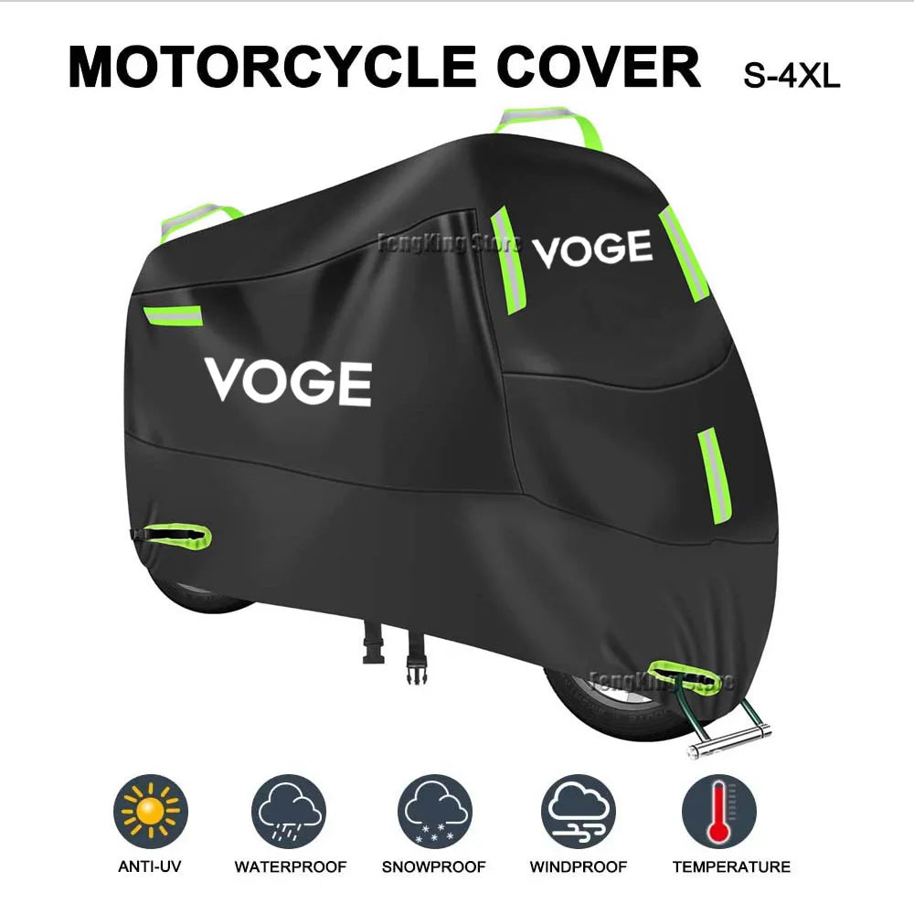 VOGE Motorcycle Cover 300D – Waterproof, UV & Dust Protection
