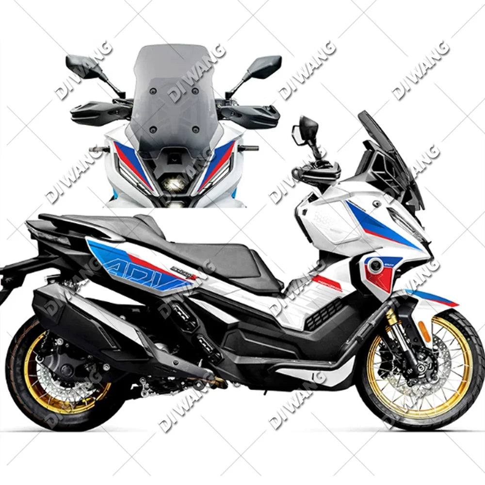Water-resistant graphics decal kit for VOGE SR450X 2026, Style 12 design