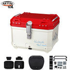 45L Universal Motorcycle Tail Box - ABS Rear Top Case with Lock