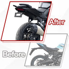Fender Eliminator Tail Tidy with LED Plate Light for VOGE R625 (2025-2026)
