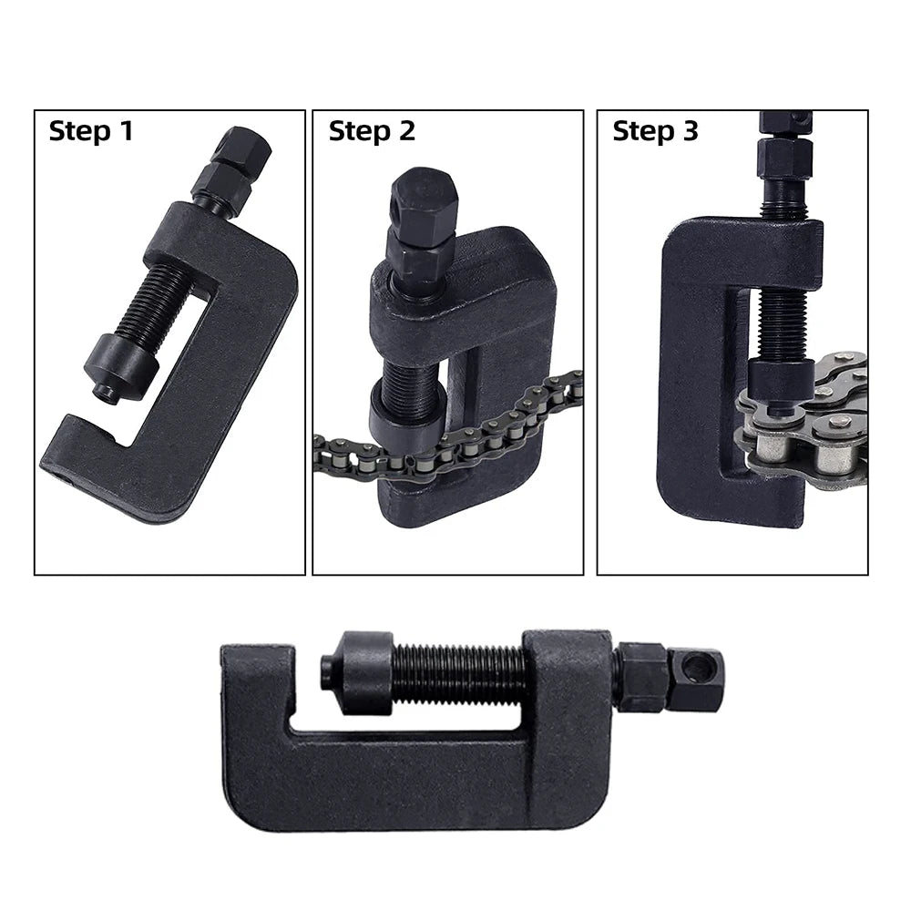 Podofo 13-Piece Motorcycle Chain Breaker & Riveting Tool Kit