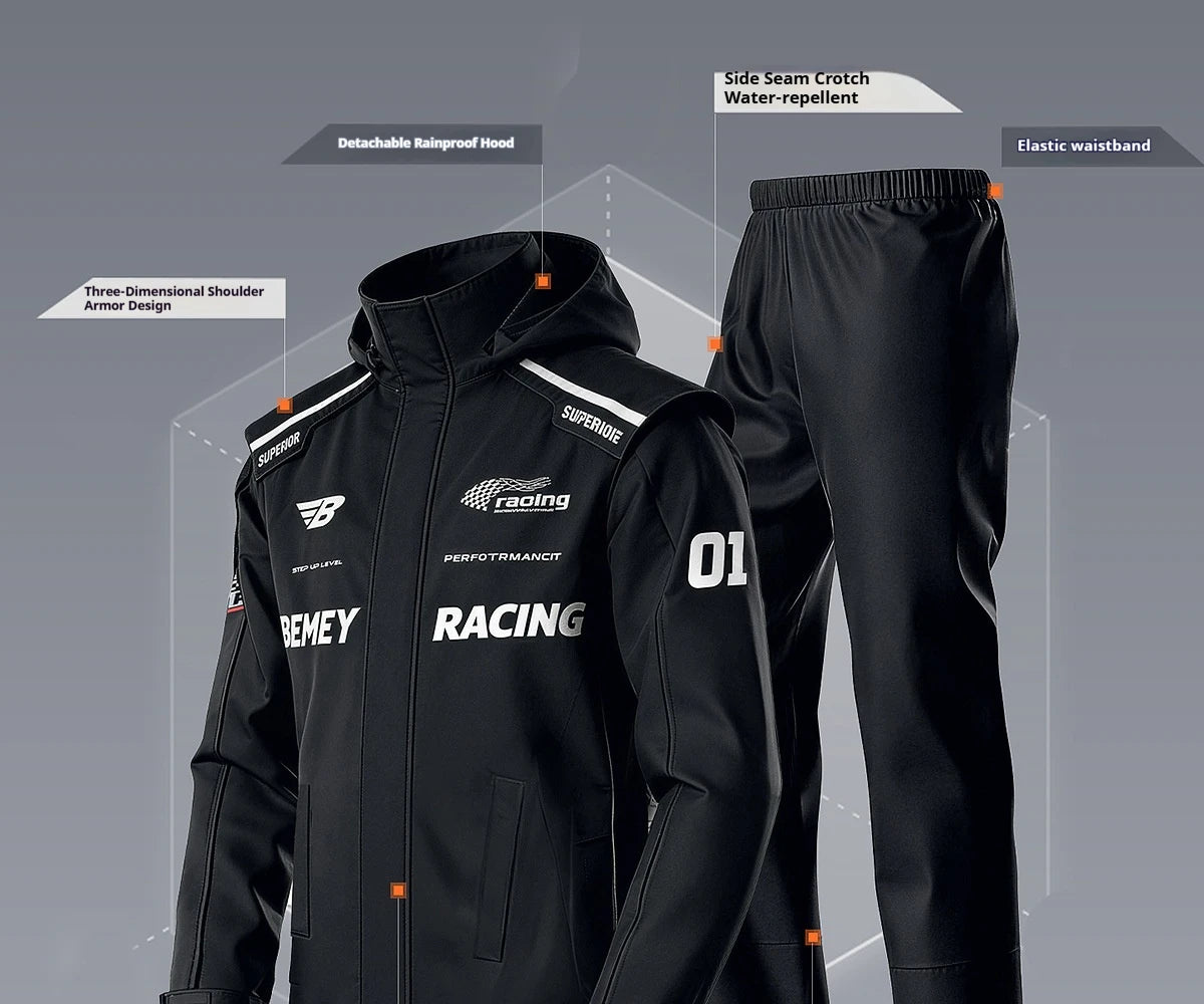 Storm Pro Motorcycle Rain Suit, jacket and pants – product photo 15
