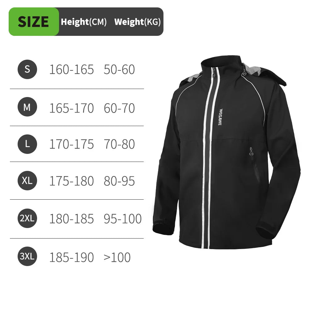 Waterproof Reflective Motorcycle Rain Suit