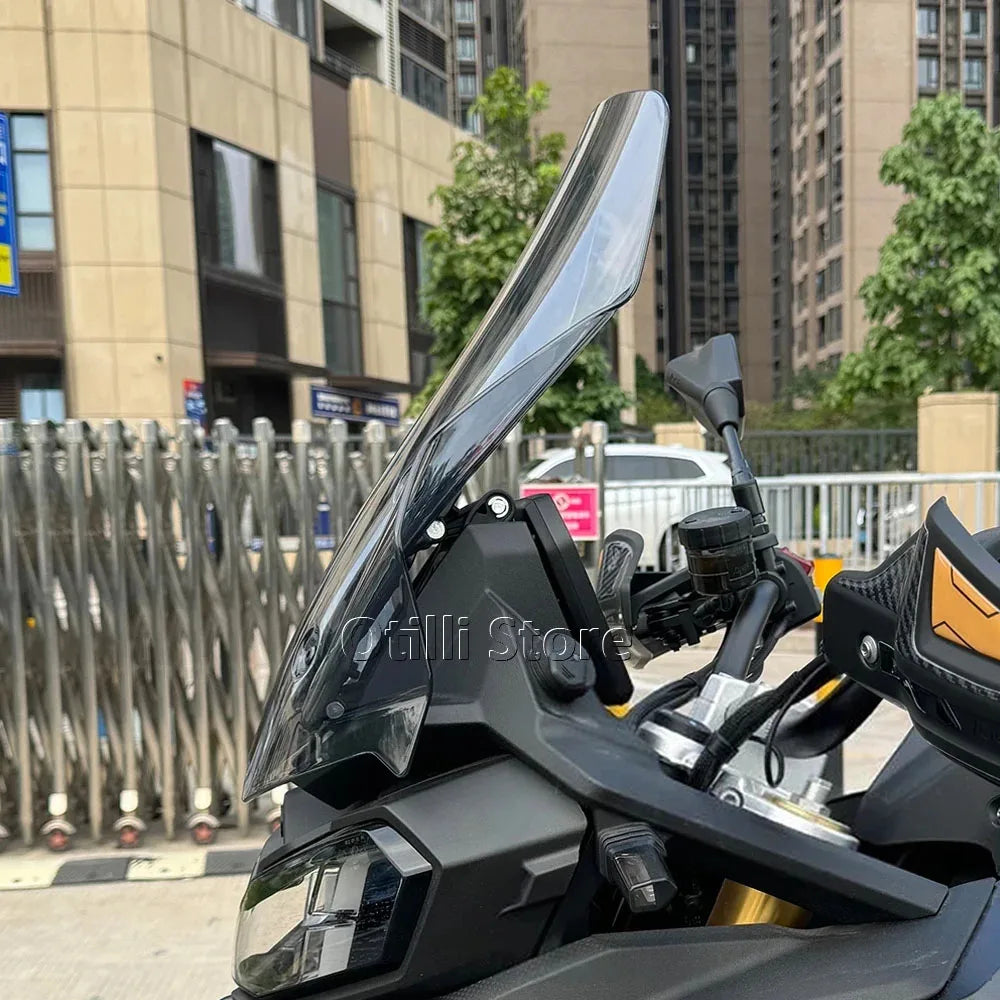 Motorcycle Windshield for VOGE DS900X / DS 900 X / 900DSX (2024–2025) – Wind Deflector Screen Visor