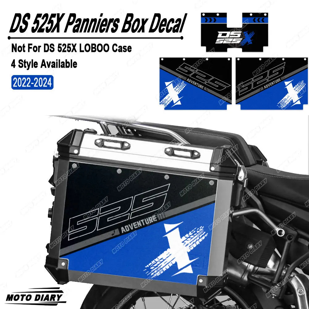 Side Case Protection Stickers for VOGE Valico DS525X / 525DSX (2022–2024) – Aluminum Box Decals