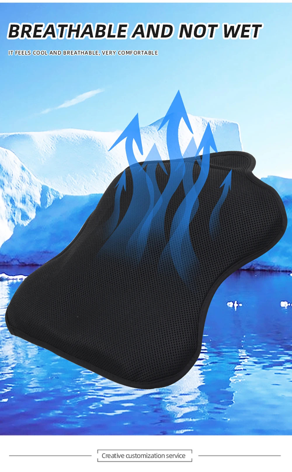 Breathable Gel Seat Cushion for VOGE 300 Rally / 300GY