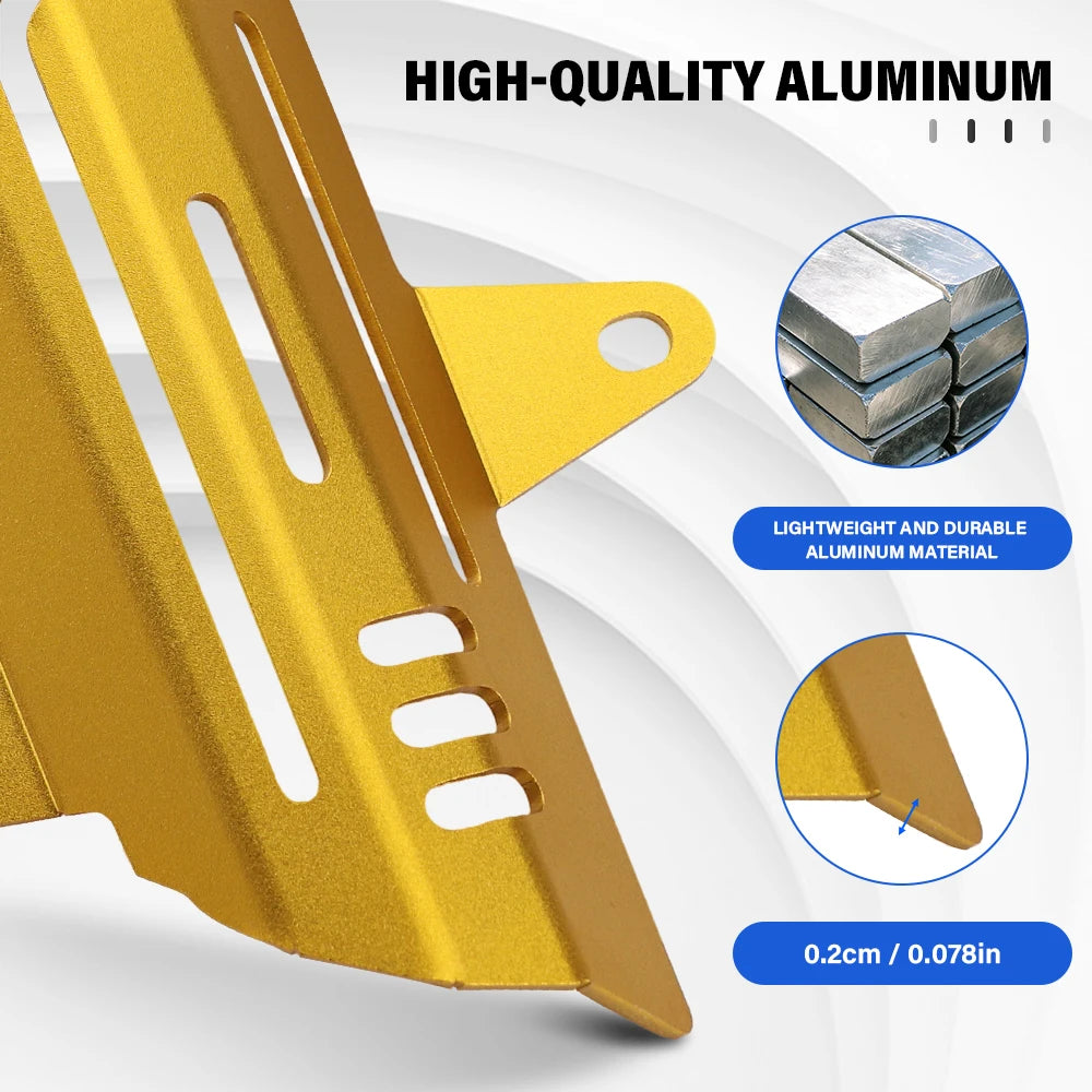 High-quality aluminum fork guard, 0.2 cm thick