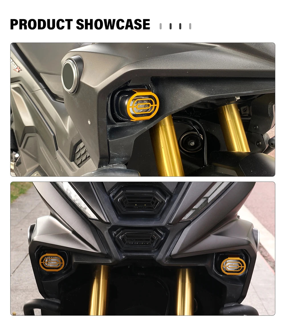 Product showcase of fog light guards on SR450X