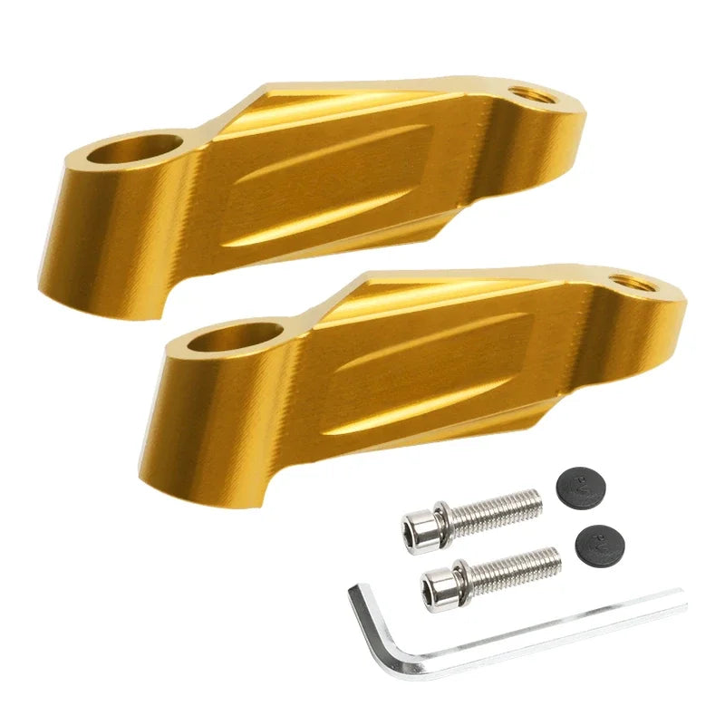 Side Mirror Extension Bracket for VOGE SR250GT, SR150GT & SR4MAX – CNC Rearview Mirror Riser Adapter