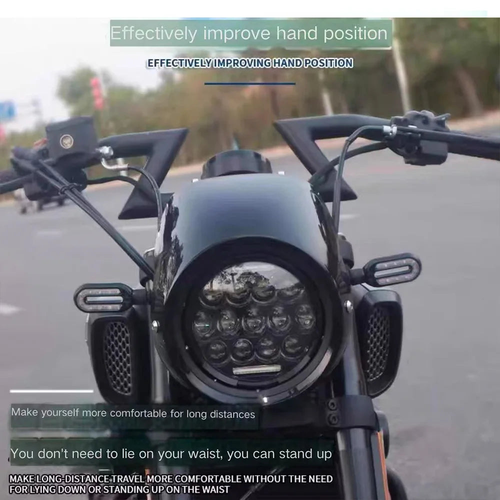 Riser e morsetto manubrio retrò VOGE CU625 per CU 625