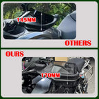 Taller 170 mm handguard compared with 145 mm others
