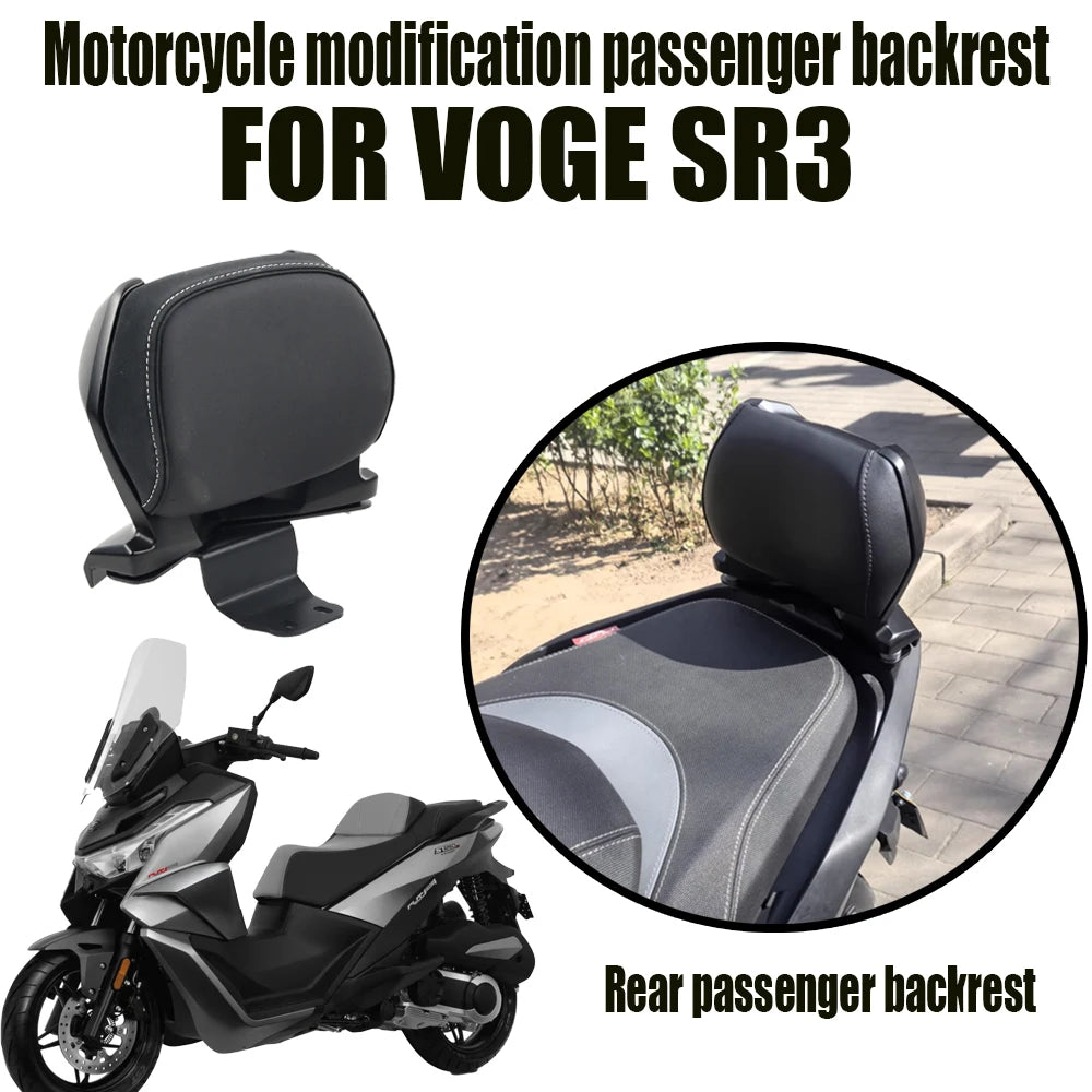 VOGE SR3 2024–2025 Passenger Backrest Kit