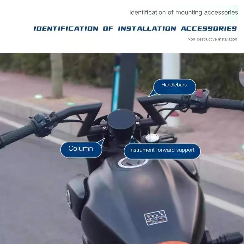 Riser e morsetto manubrio retrò VOGE CU625 per CU 625