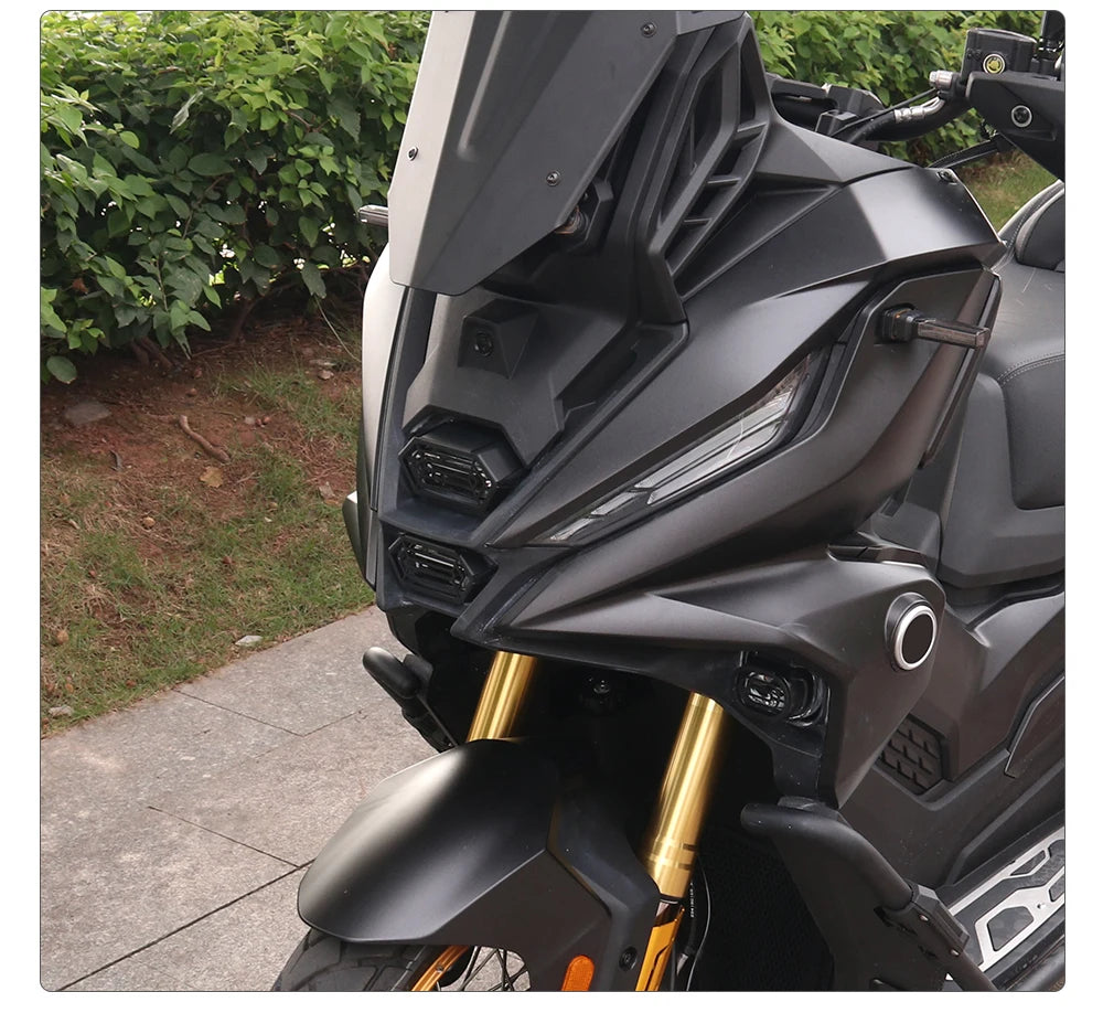 SR450X front with headlight protector fitted