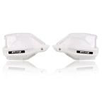 White SR450X handguards with clear shields
