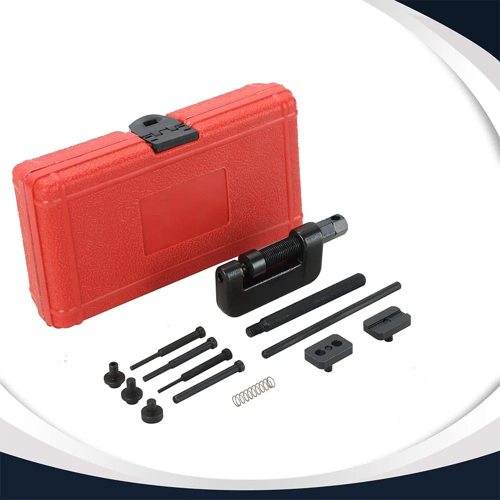 Podofo 13-Piece Motorcycle Chain Breaker & Riveting Tool Kit