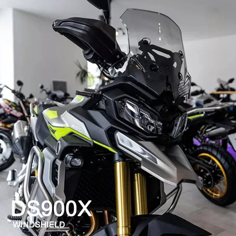 Raised Motorcycle Windshield with Deflector for VOGE Valico DS900X (900 DSX)