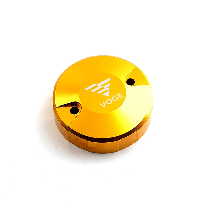 Gold VOGE brake fluid reservoir cover