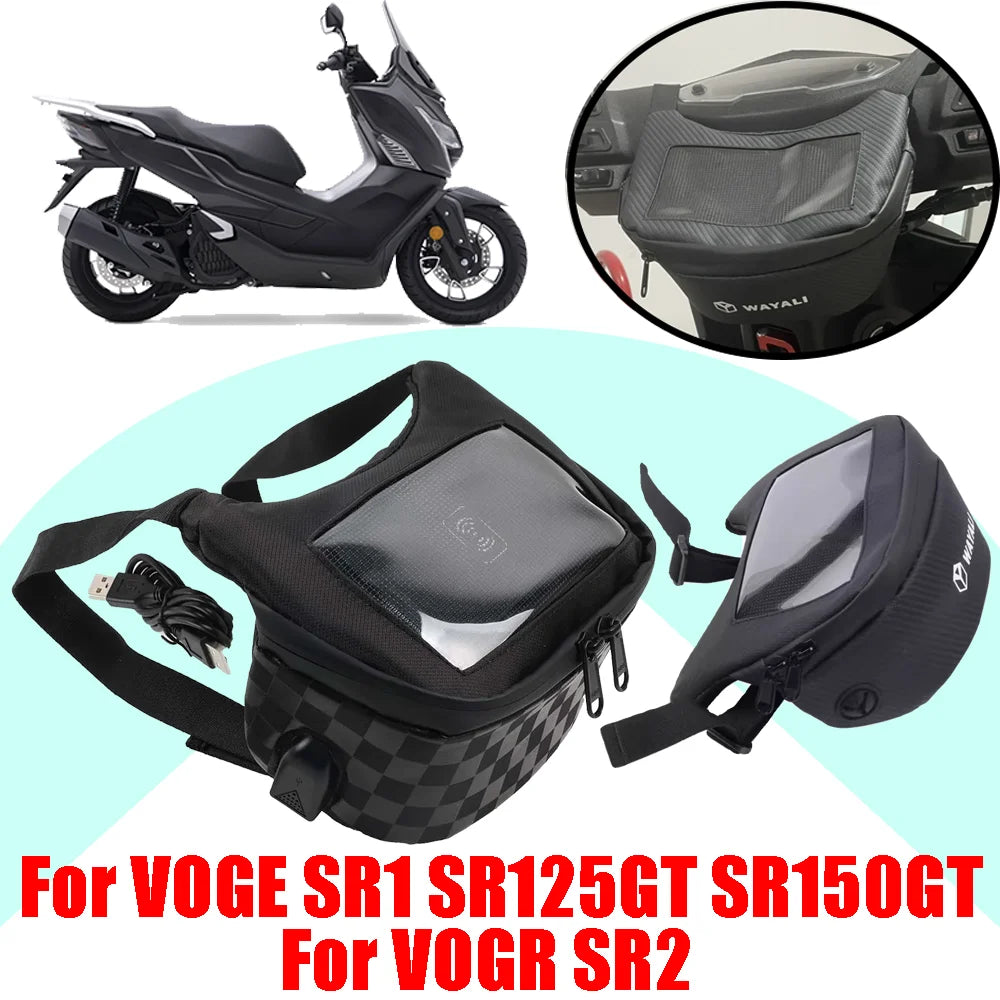 Bolsa de almacenamiento para navegación telefónica VOGE SR1 / SR125GT / SR150GT / SR2