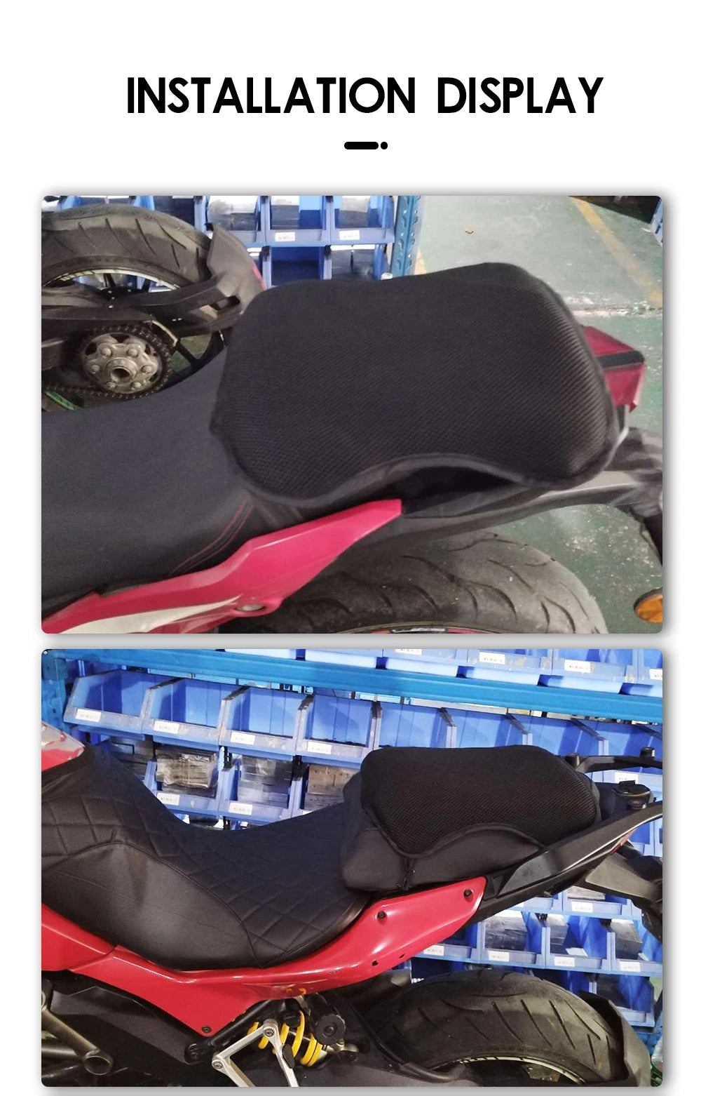 Breathable Gel Seat Cushion for VOGE 300 Rally / 300GY