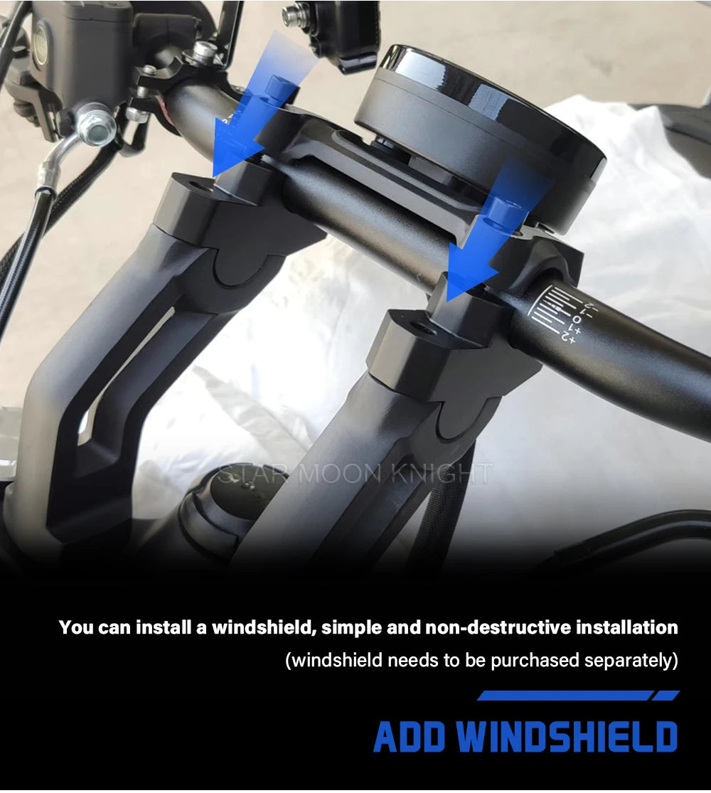 VOGE CU625 Handlebar Riser Clamp Height Adapter (2025–)