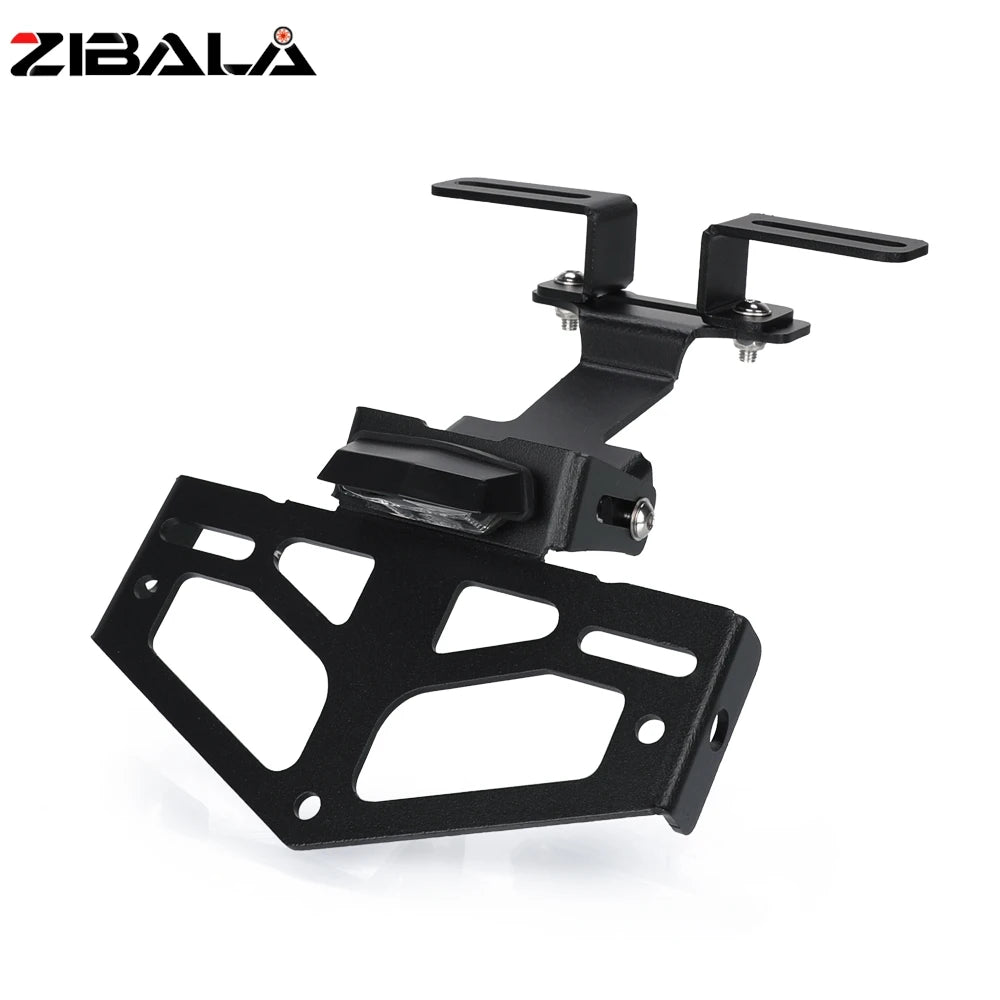 Motorcycle License Plate Holder Tail Tidy Bracket with LED Light for VOGE DS / DSX Models