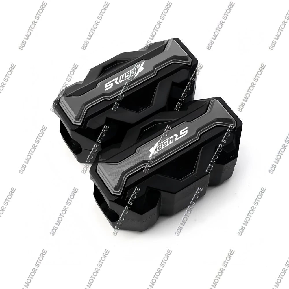 Titanium SR450X crash bar protector blocks