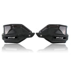 Black SR450X handguards with dark smoke shields