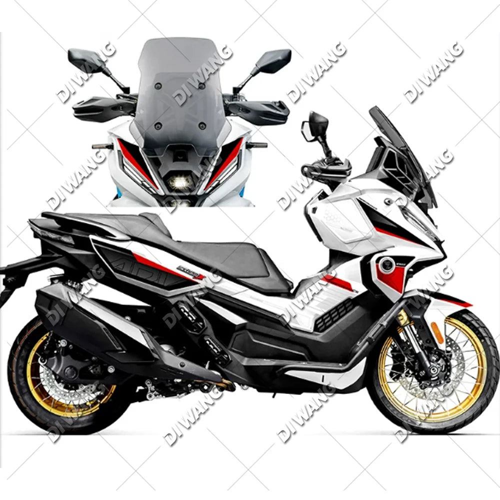 Water-resistant graphics decal kit for VOGE SR450X 2026, Style 18 design