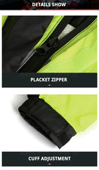 LED Reflective Waterproof Motorcycle Rain Suit Jacket & Pants