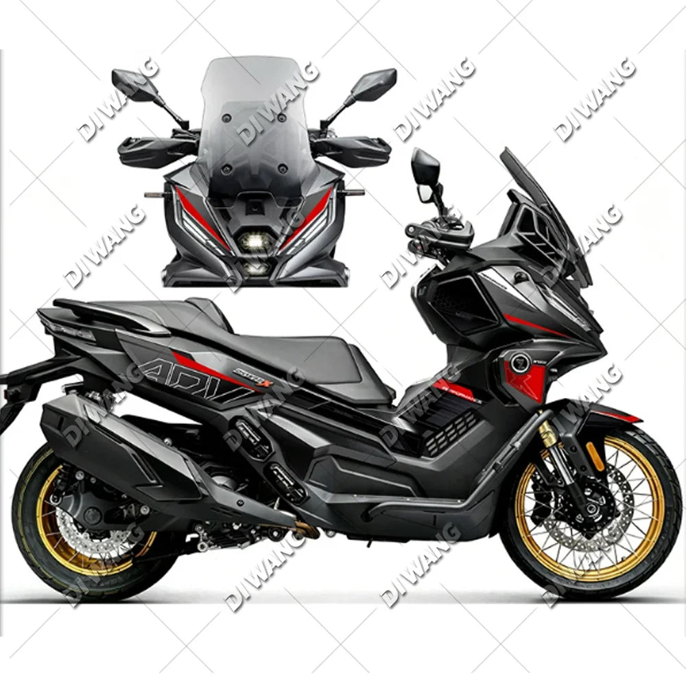 Water-resistant graphics decal kit for VOGE SR450X 2026, Style 17 design