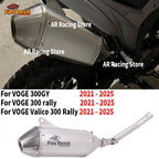 Système d’Échappement Slip-On pour VOGE 300GY / Valico 300 Rally