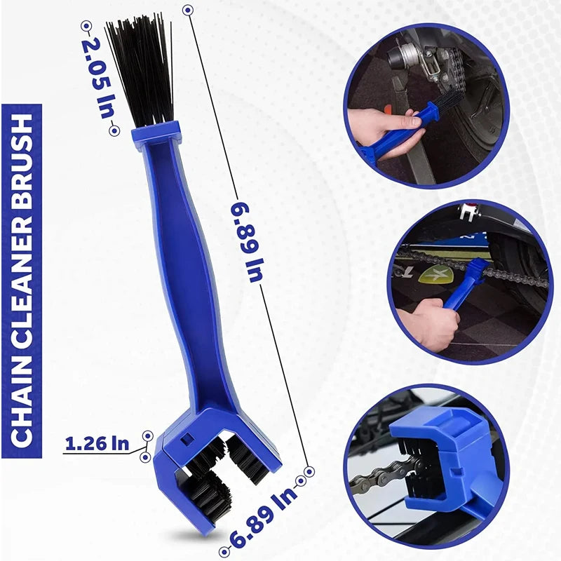 Universal Motorcycle Chain Cleaning Brush