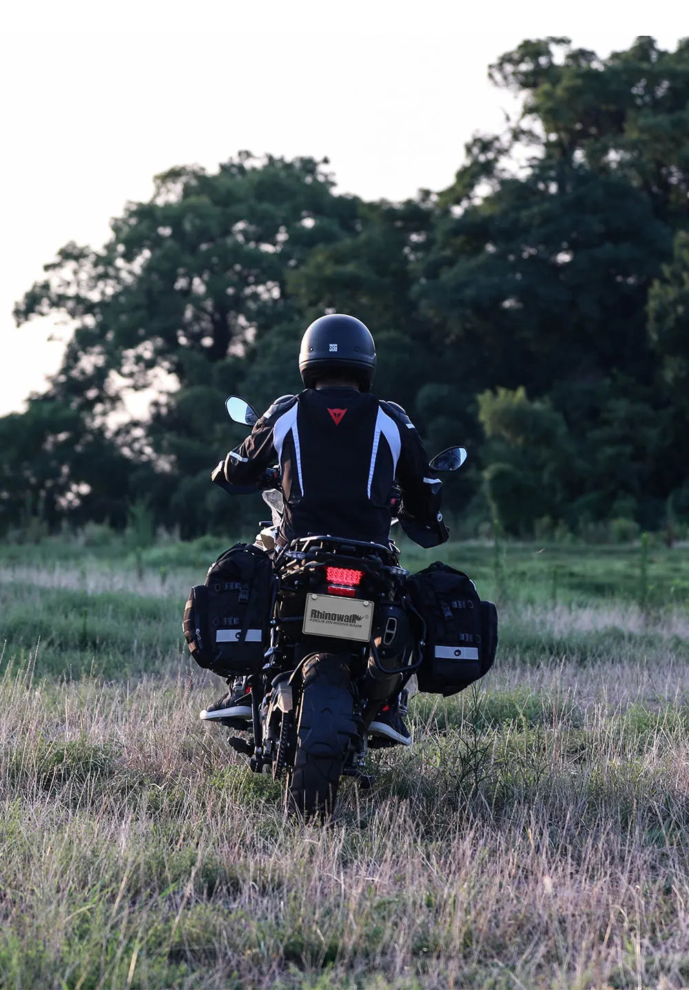 40L Quick Release Motorcycle Saddle Bags with Waterproof Inner Liners Universal